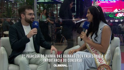 2ª Princesa do Rainha das Rainhas 2024 fala sobre a importância do concurso