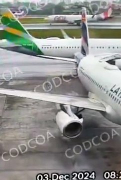 Aviões da Latam colidem em aeroporto e causam transtorno