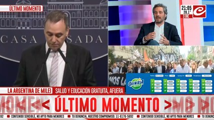 Santiago Cafiero: "La recesión fue provocada por el actual gobierno"
