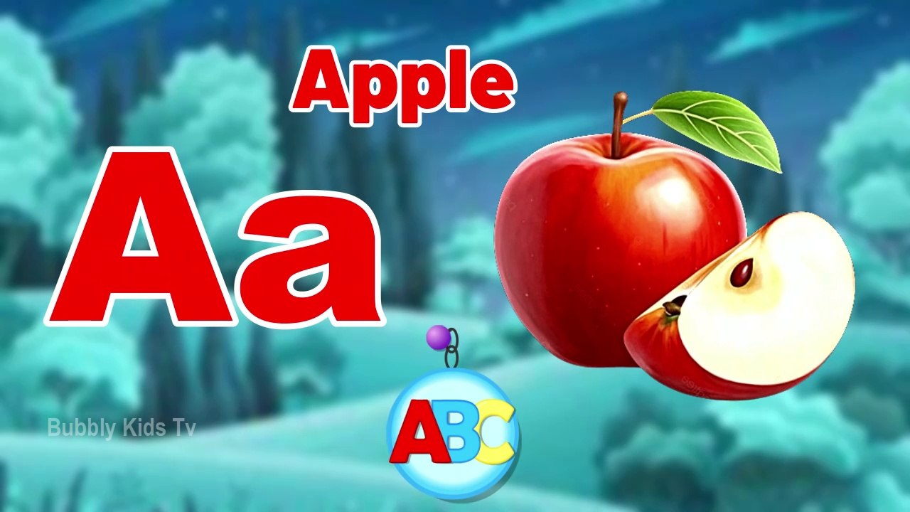 ABC Kids Learning Song, A for Apple B for Ball | Kids Phonics Song ...