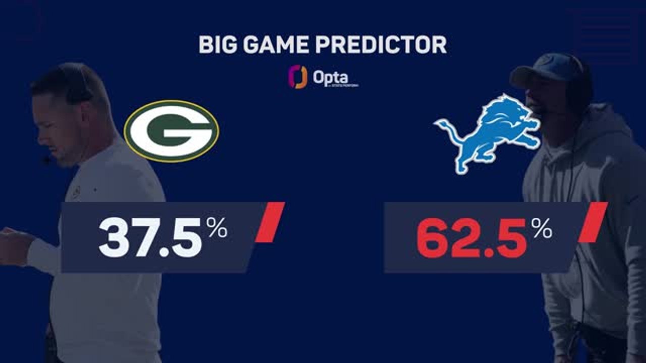 Green Bay Packers @ Detroit Lions - Big Game Predictor