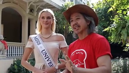 "Victoria"Miss Universe 2024 เยี่ยมชมควายไทย ราคาแพงที่สุดในโลก