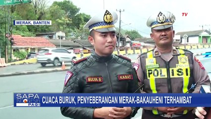 Truk Antre Imbas Cuaca Buruk, Begini Pantauan Kondisi di Pelabuhan Merak dan Bakauheni
