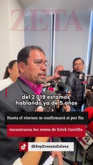 Hasta el viernes se confirmará si por fin encontraron los restos de Erick Carrillo.