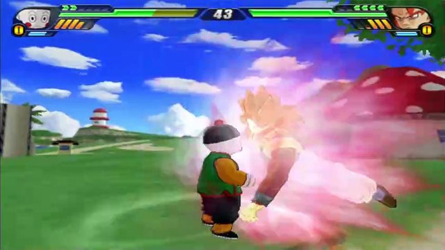 Dragon Ball Z Budokai Tenkaichi 3 - Gogeta SS4 VS Chaoz #dragonballgame #yamcha RJ ANDA