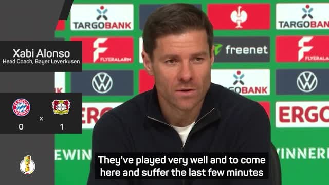 Alonso hails Leverkusen's 'very important night' in Munich