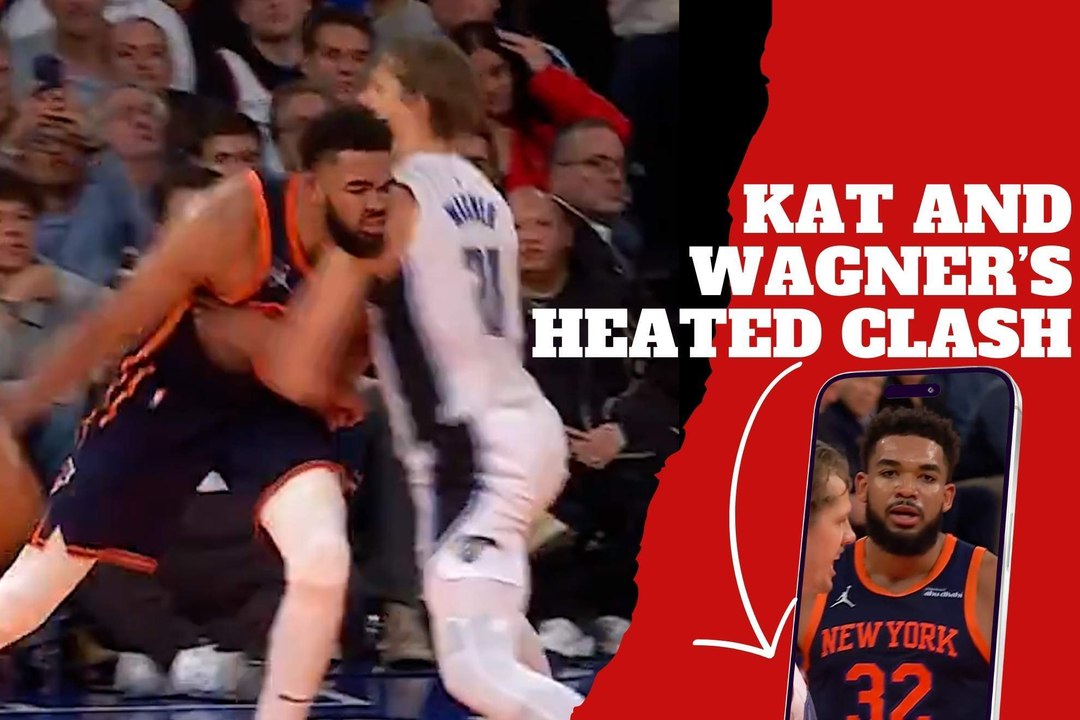 Karl-Anthony Towns faces off with Mo Wagner: Heated exchange ends in double technicals