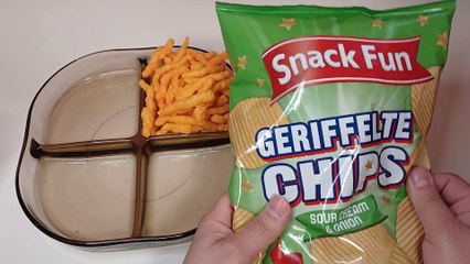 Chips ASMR, Chips Eating Sounds, Filling platter with chips,  No Talking ASMR,