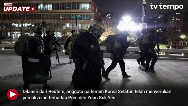 Presiden Korea Selatan Didesak Mundur Usai Umumkan Darurat Militer