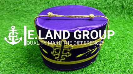 Masonic A.A.S.R. Sovereign Grand Inspector General Scottish Rite Cap Hand Embroidered