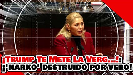 ¡Trump te mete la verg…! ¡’Narko’ Cortés es destruido brutalmente por la valiente Vero Camino!