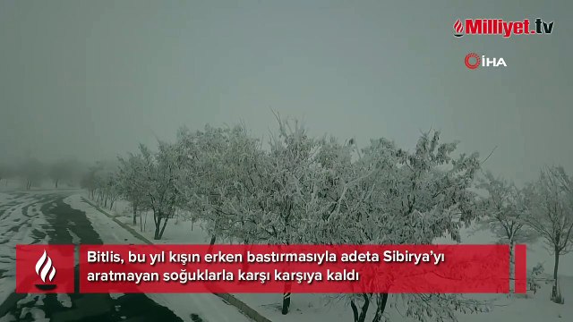 Buzdan kente dönüştü: Burası Sibirya değil Türkiye
