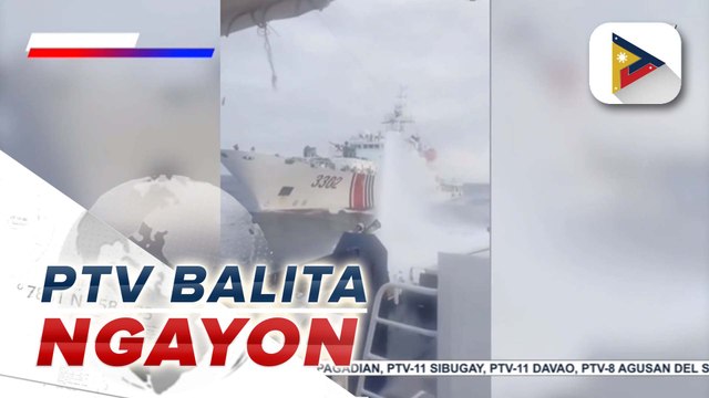 PCG, BFAR muling binomba ng tubig ng CCG, PLA sa West Philippine Sea