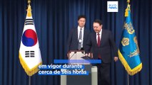 Oposição sul-coreana apresenta moção de destituição do presidente após levantamento da lei marcial