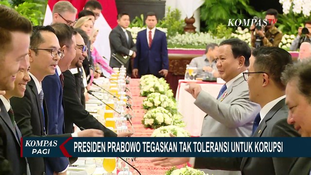 Tegas! Presiden Prabowo Tak akan Tolensi Praktik Korupsi di Indonesia