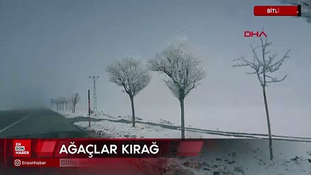 Bitlis kent merkezinde hava sıcaklığı eksi 13,8 dereceyi gördü
