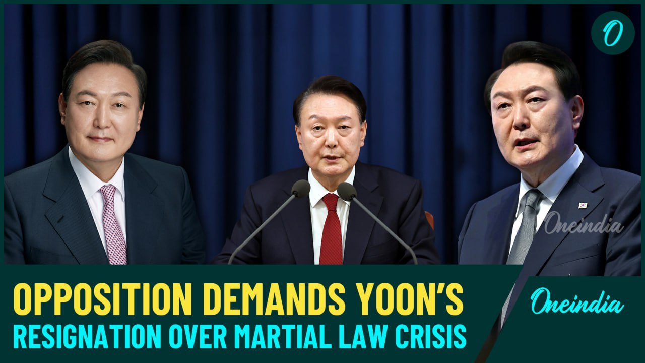 Yoon's Martial Law Declaration Sparks Protests, Impeachment Calls & Economic Turmoil in South Korea