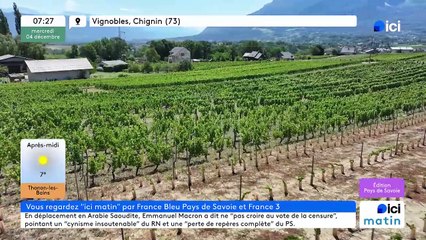 04/12/2024 - ICI Matin France Bleu Pays de Savoie en vidéo