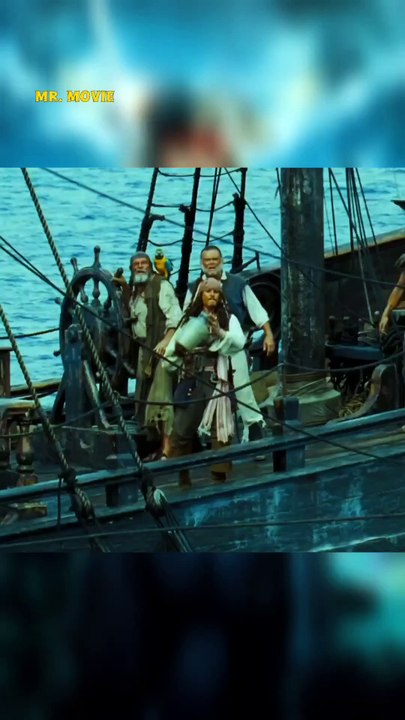 Pirates of the Caribbean movie scene - Jack Sparrow