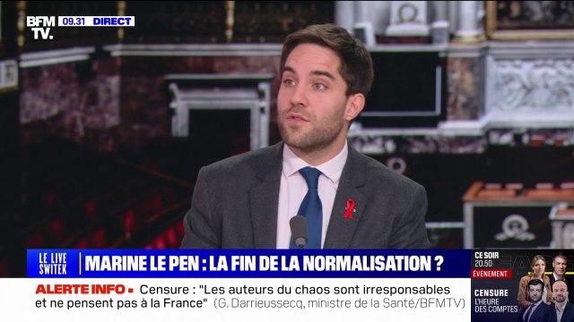 Motion de censure: On ne s'allie pas [avec le NFP], on censure le gouvernement , soutient Thomas Ménagé (RN)