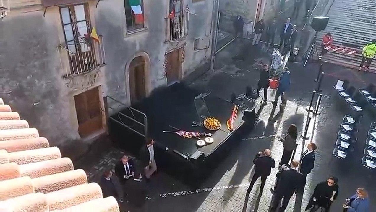 Piazza Gesso dall'alto