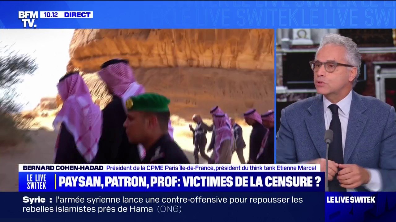"Le chaos économique et politique, on le vit depuis la dissolution", déclare Bernard Cohen-Hadad, président de la CPME Paris Île-de-France