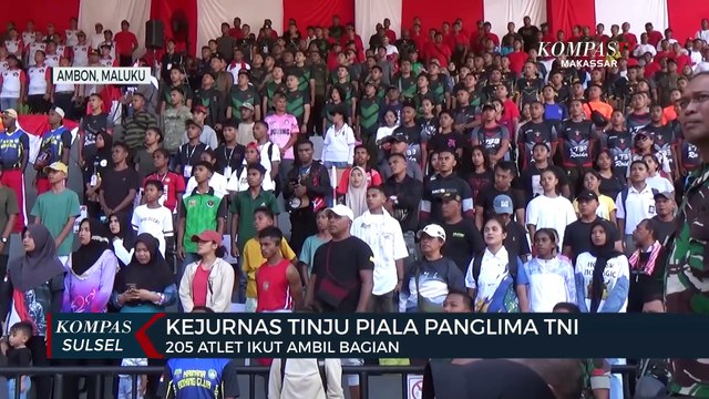 Kejurnas Tinju Piala Panglima TNI, 205 Atlet Ikut Ambil Bagian