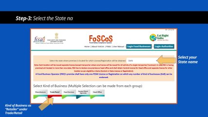 How to Apply -FSSAI Video - English