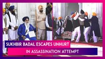 Narrow Escape For Sukhbir Badal As Man Tries To Shoot Him Outside Golden Temple, Attacker Nabbed