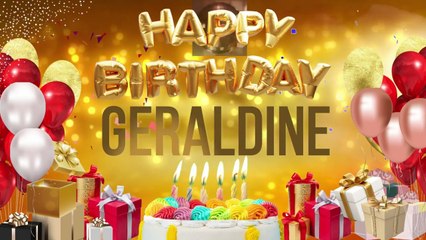 Geraldine - Happy Birthday Geraldine