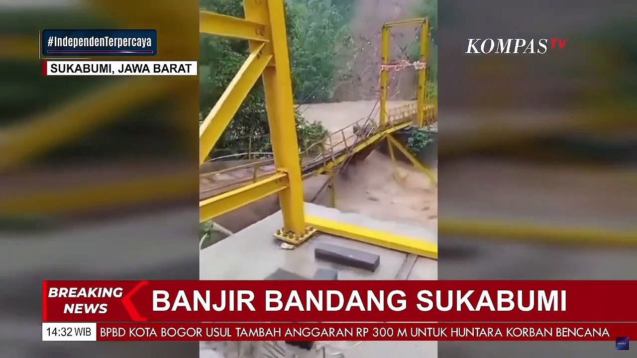 Perkembangan Proses Evakuasi Warga-Sejumlah Kendaraan Terseret Arus di Banjir Bandang Sukabumi