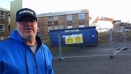 'Sad' day' as Penparcau's Bodlondeb demolition work begins