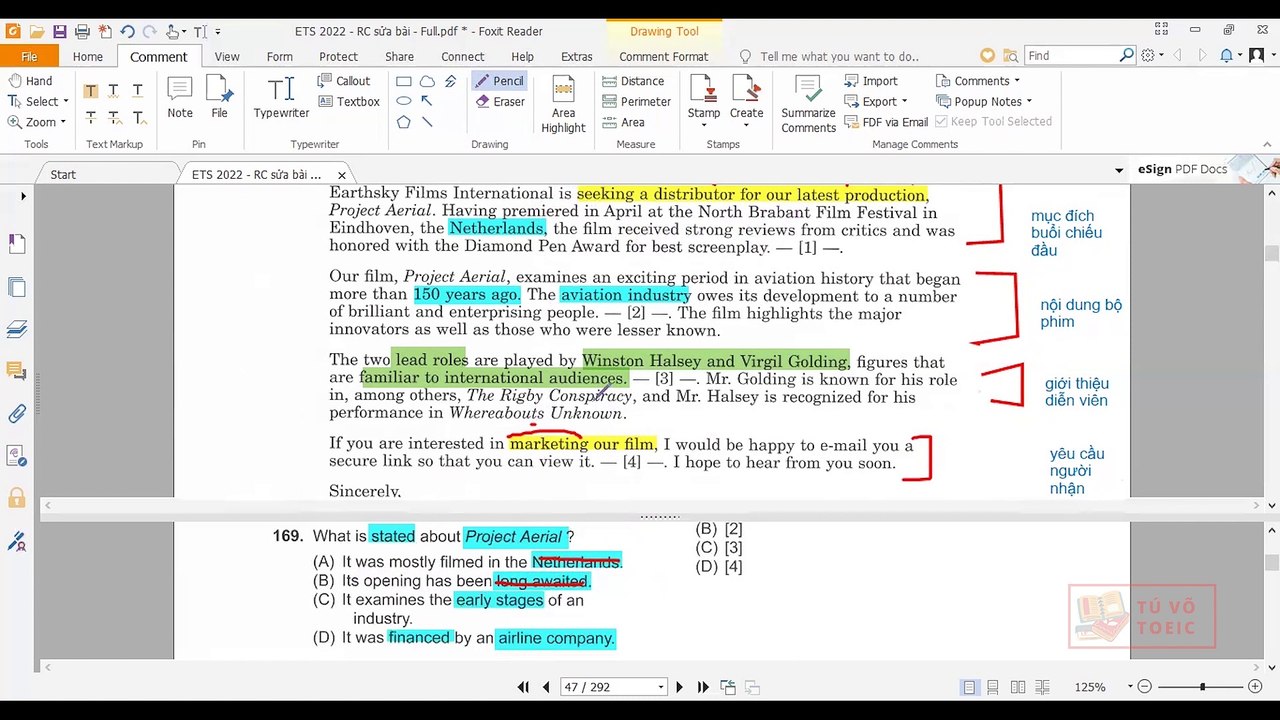 ETS 2022 TEST 2  PART 7  GIẢI CHI TIẾT TOEIC READING