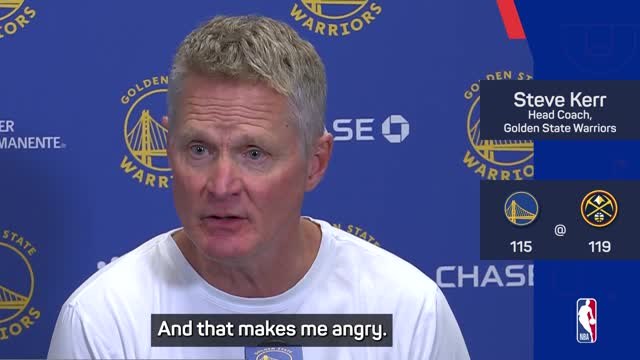 Kerr explains fury at officials after late controversy