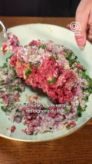 Oignons farcis au foie gras