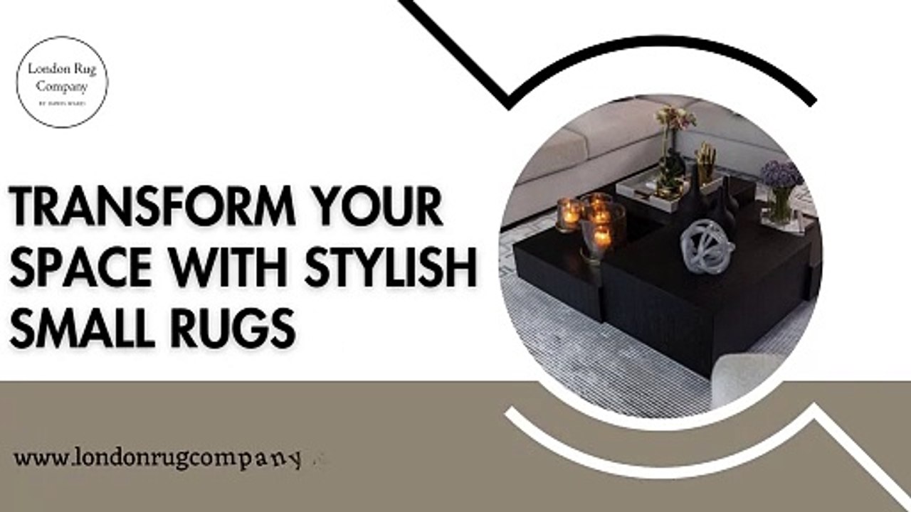 Transform Your Space with Stylish Small Rugs