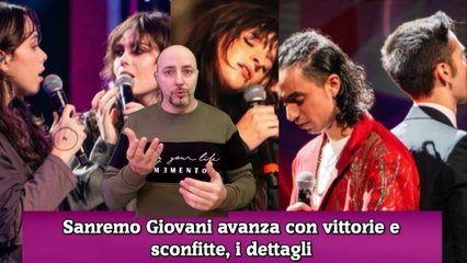 Sanremo Giovani avanza con vittorie e sconfitte, i dettagli