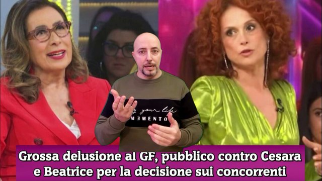 Grossa delusione al GF, pubblico contro Cesara e Beatrice per la decisione sui concorrenti