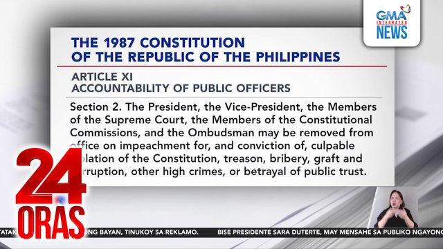 Ex-pres. Joseph Ejercito Estrada, kauna-unahang pangulo na na-impeach sa kasaysayan ng Pilipinas; 'di nagtagumpay ang reklamo sa ilang dating pangulo | 24 Oras