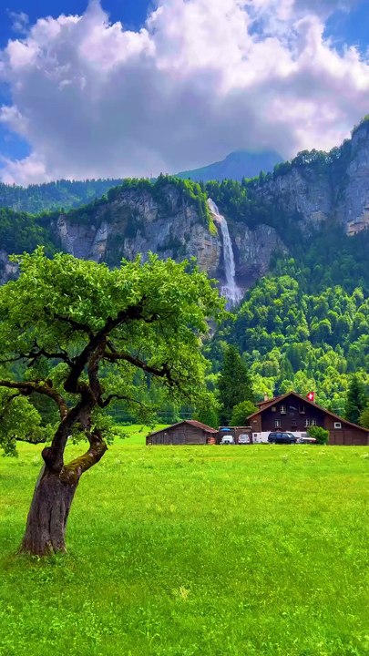 Lauterbrunnen in Switzerland is one of those places that is often depicted on tourist postcards and magnets.