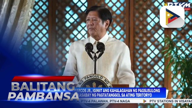 PBBM, iginiit ang kahalagahan ng pagsusulong ng diplomasya, kasabay ng pagtatanggol sa ating teritoryo