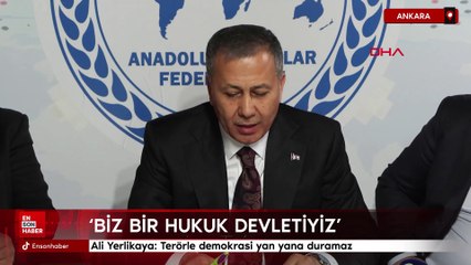 Ali Yerlikaya: Terörle demokrasi yan yana duramaz