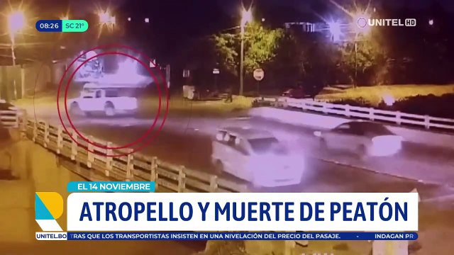 Aprehenden a conductor que huyó luego de atropellar y causar la muerte de un peatón