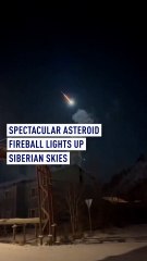 WATCH: Spectacular asteroid fireball lights up Siberian skies