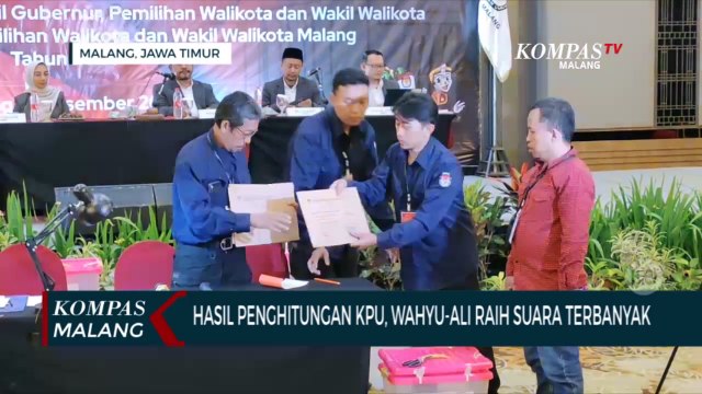 Raih Suara Terbanyak di Penghitungan KPU Kota Malang, Ini Kata Wahyu Hidayat