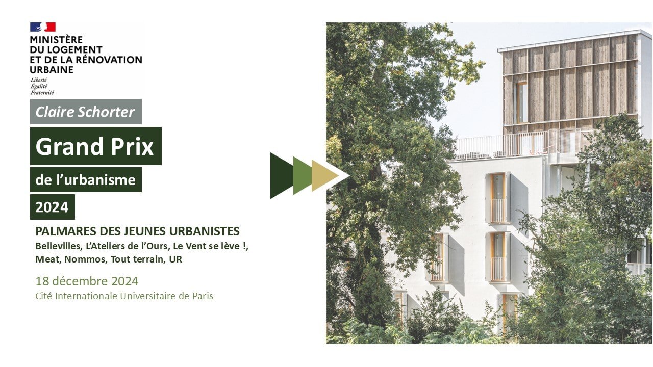 Cérémonie du Grand Prix de l'Urbanisme et Palmarès des jeunes urbanistes 2024