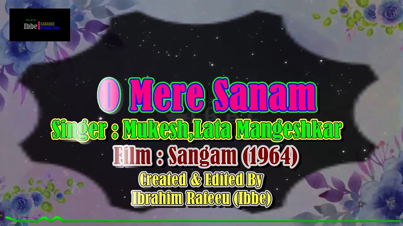 O Mere Sanam, Karaoke