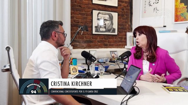 Nunca tuve un plan personal : Cristina sobre su paso a la política nacional a partir del Pacto de Olivos