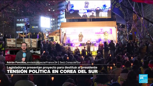 Informe desde Seúl: coreanos exigen destitución del presidente tras controversia por ley marcial