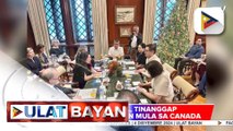 Isang opisyal, tinanggap ang isang trade mission mula sa Canada